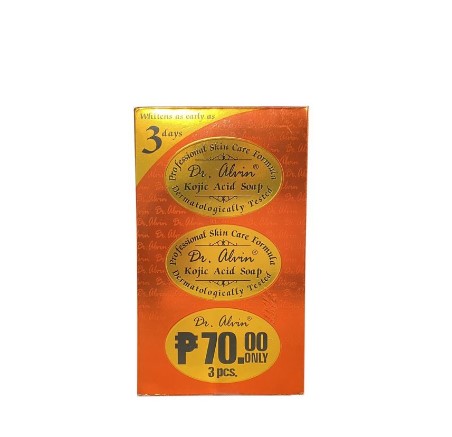 Dr. Alvin Kojic Acid Soap 65G By 3