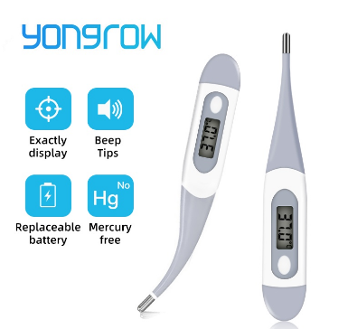 Yongrow Digital Thermometer Baby Body Temperature Electronic LCD Thermometer Digital Thermal Scanner Thermometer for Babies and
