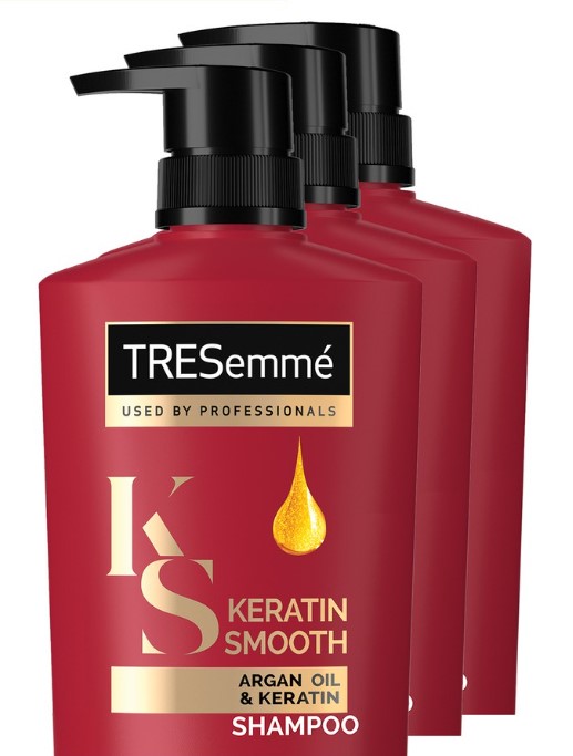 Tresemme Keratin Smooth Anti-Frizz Shampoo for Dry and Frizzy Hair 620ML BUNDLE OF 3