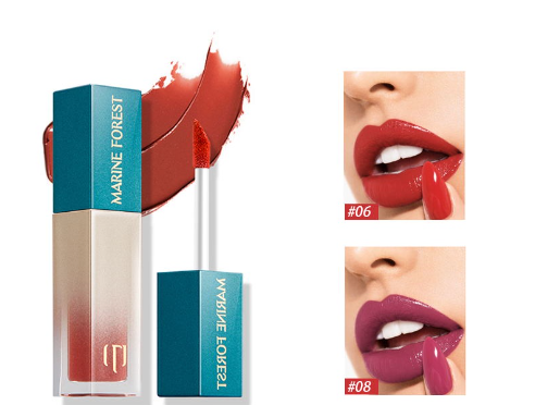 Marine Forest 12 Color Matte Lip gloss Waterproof Long Lasting
