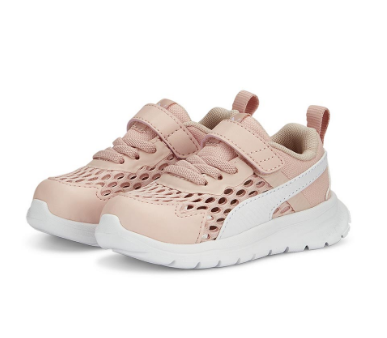 PUMA Unisex Evolve Run Summer Alternative Closure Baby Sneakers (Pink)