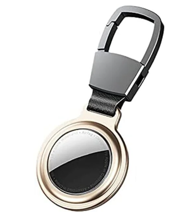 New Luxury Adsorption Cover For Apple Airtag Tracker Protective Sleeve Holder For Air Tag Locator Keychain Protector Metal Case