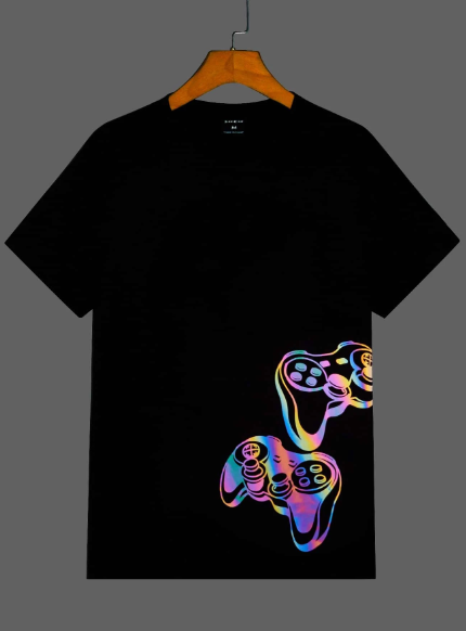 Manfinity EMRG Men T-Shirts Fit Crew Neck Short Sleeve Graphic Tee Street Summer Polyester