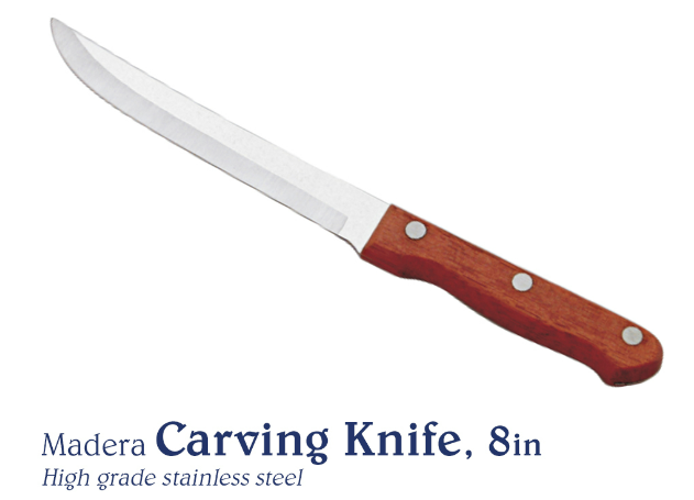 Chef's Classics Madera Stainless Steel Carving Knife, 8in