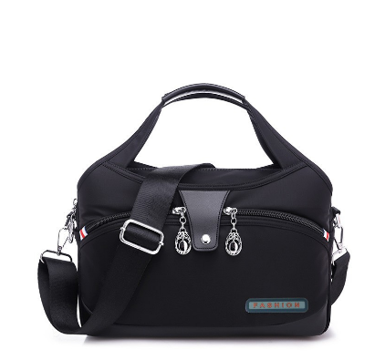 AL #1423 Korean nylon waterproof shoulder bag multi-zip bag handbag Womens Sling Bag