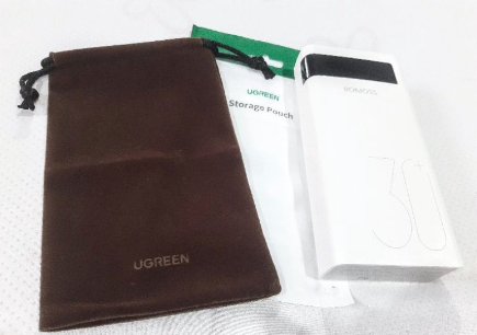 UGREEN Soft Velvet Power Bank Case Phone Pouch Fits Upto 7.2 inch