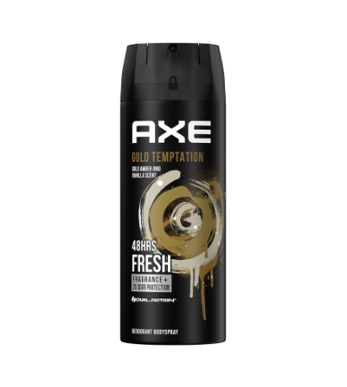 Axe Body Spray Gold Temptation 135ml