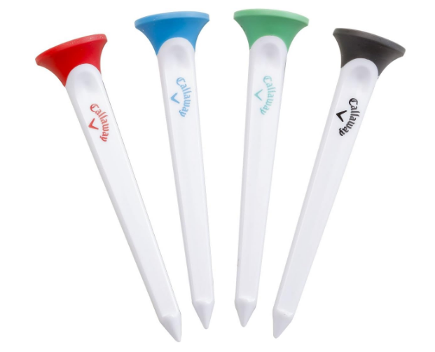 Callaway Par-Tee Plastic Golf Tees, Assorted, Pack of 4