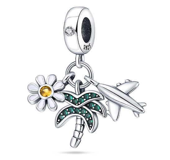 Genuine 925 Silver Little Boy Fox Rose Pyramid Mummy Charms Fit Original Charm Bracelets Diy Moon Cat Schnauzer Pendant For Jewelry S9