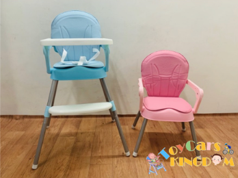 Baby Highchair Adjustable and Removable Table Booster Toddler with Comfortable Pad