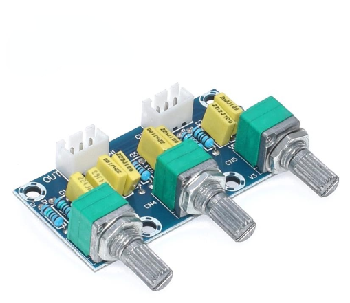 XH-M802 Amplifier Board High and Low Voltage Mixer Tone Board Volume Control Subwoofer PCB Adjustment Amplificador