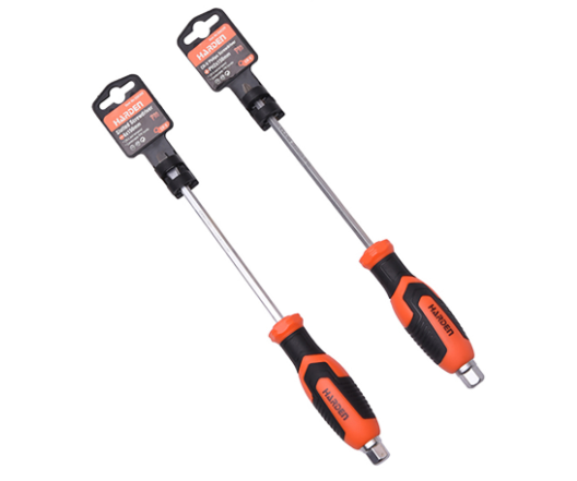 Harden 5X100mm-8X200mm Slotted Screwdriver Professional Magnetic Screw Driver Hand Tools CRV Flat Sl