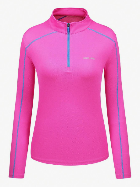 Women's Outdoor Quick-Dry Long Sleeve T-Shirt, Breathable, Sun Protection, Hiking, Mountaineering, Sports Top, Spring And Summer Basic T Shirt