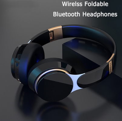 New Wireless Noise Cancelling Headphones with Mic Foldable Stereo Bluetooth Sports Gaming Headphones