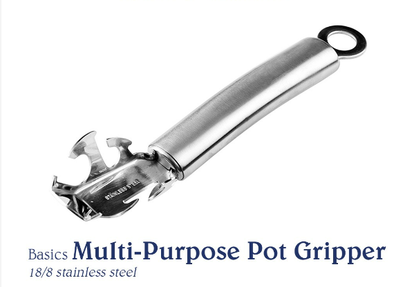 Chef's Classics Basics Stainless Steel Multi-Purpose Pot Gripper