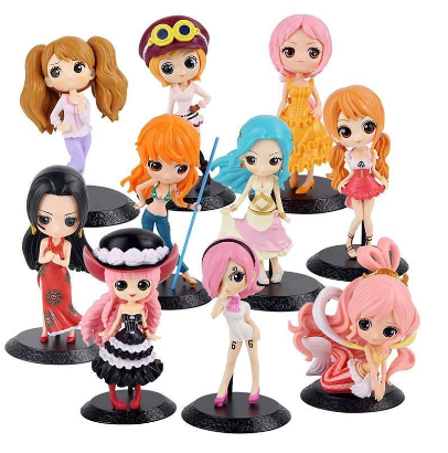 Q Posket - Princess Rebecca Shirahoshi Figures, Hanpolla, Vivi, Pudding, Reiju, Nami, Koala, Perona, Mermaid Model