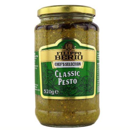 Filippo Berio Chef's Selection Classic Pesto Sauce 520g