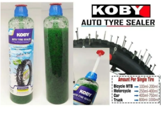 Motorcycle Original Auto Koby Tire Sealant Liquid Anti-Flat Tyre For Tubeless Universal