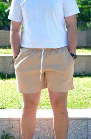 Sweat Shorts Drawstring w/ Two Side Pockets