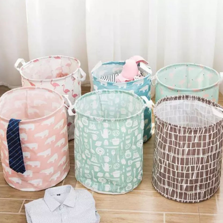 Laundry Basket Foldable Hamper Clothes Storage Organizer - BIG Round