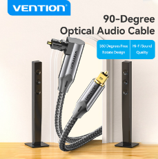 Vention Optical Audio Cable Fiber Digital for Blu-ray CD DVD Toslink Digital SPDIF Cable for Xbox Soundbar Fiber Optic Cable