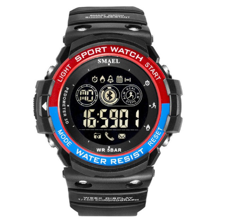 Smael 1602 Fashion Brand Men's Digital Sports Clock Outdoor Watch LED Display Chronograph Automatic Date M3