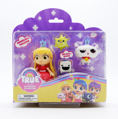 True & Rainbow Kingdom 4” Figure Combo + 2” Excl Fig + 2 Wishes Grizelda & Frookie