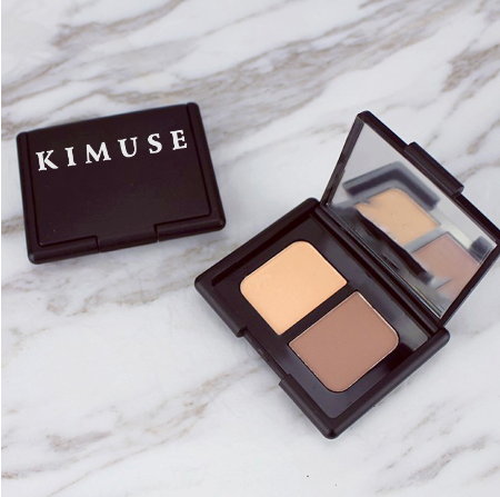 Kimuse 2 in 1 Highlight Contour Powder + Cushion Concealer Face Makeup Set 4 Colors