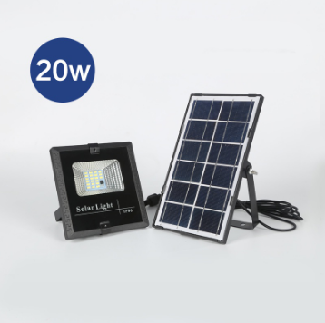 Yowxii COD 20W Heavy Duty Solar Led Outdoor Flood Light Street Lamp Spotlight IP66 Waterproof