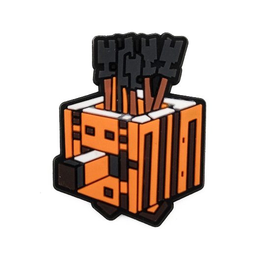 Cartoon Alex Sword Croc Jibbitz for Kids Minecraft Jibbits Charm Computer Game Jibits Crocks Shoes Accessories Shoe Charms Pins 018