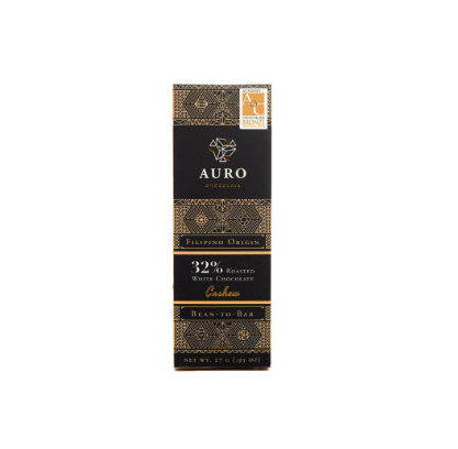 Auro 32% Roasted White Chocolate w/ Cashews 27g