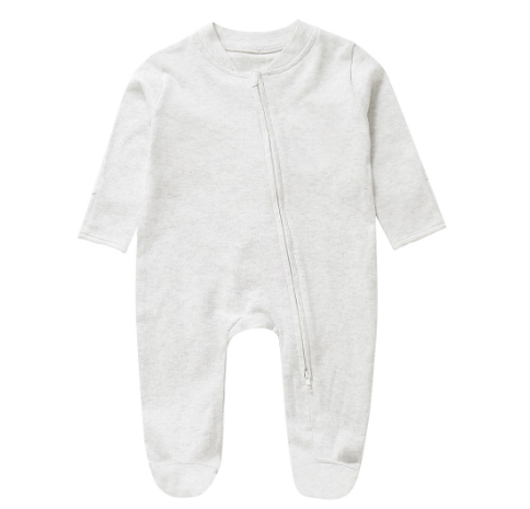 BCBL Baby Romper 0 18 Months Solid Color Long Sleeves Baby Jumpsuit Double Zipper Newborn Onesies Overall for Baby Yellow Pink Blue