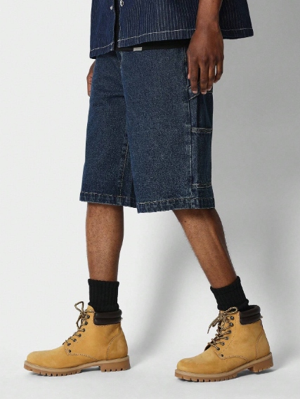 SUMWON Denim Carpenter Short