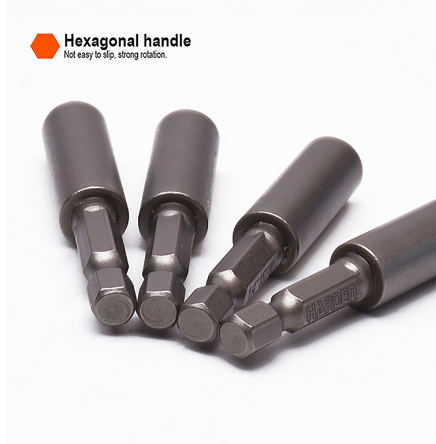 Harden 550700 2Pcs Screwdriver Bit Holder Set Made from CR-V Steel One piece forged Size: 1/4"x 60mm