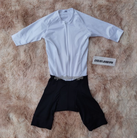 Onesuit Skinsuit Tri-suit White Cycling Jersey