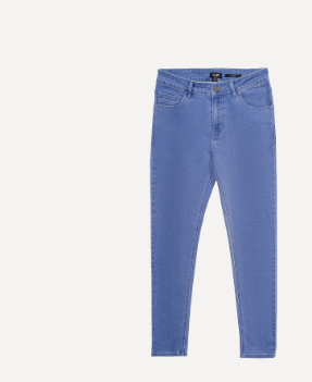 OXGN Skinny Light Wash Jeans For Men (Light Blue)