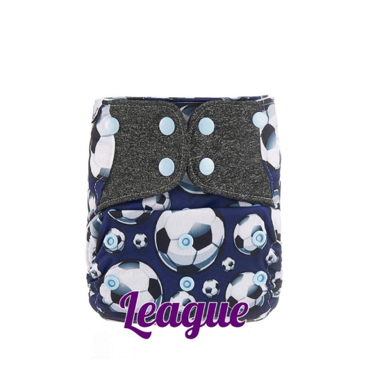 Booldeet Posh Cloth Diaper Newest Prints with 4-Layer Contoured Microfiber Insert S10