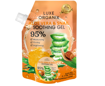 Luxe Organix  Aloe Vera & Snail Soothing Gel 100ml