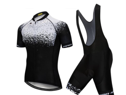 Cyclex Powerband Cycling Jersey Set Top and Bib Short 20D Gel Pad Breathable Men Road Bike 19