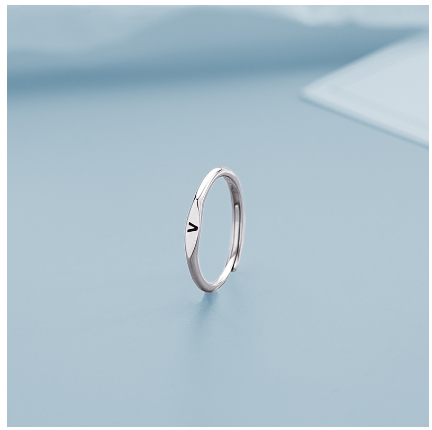 Fashion 925 Silver 26 A-Z Initial Letters Open Ring Birthday Jewelry Adjustable Gift For Women V