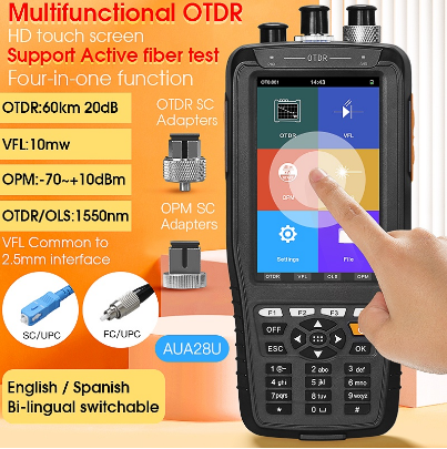 Upgrade AUA28U/A single optical time domain OTDR breakpoint blocking cable fiber optic reflector test UPC interface
