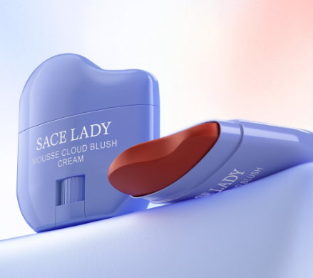 SACE LADY Makeup Blush Lasting Pigment Mousse Cloud Blush Cream Nourishes Lip & Cheek Beauty Cosmetics