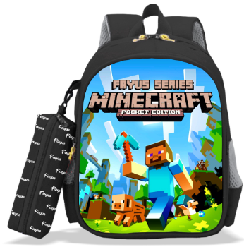 Newest MINECRAFT Character PREMIUM Backpack Children's School Bag 2022 Guarantee Pay At Maharani's Place