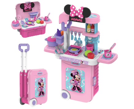 Disney Minnie Series 3-in-1 Trolley Case Tool Set Playset