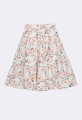YKL0248- BENCH/ Women's Floral Midi Skirt