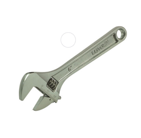 Lotus Adjustable Wrench CP 6" LAW006S - Mechanic Tools