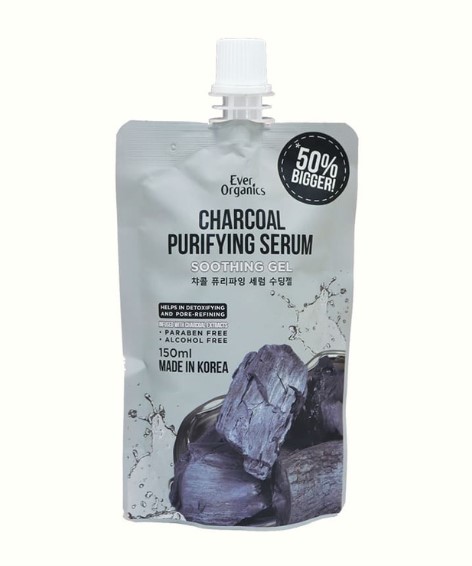 Serum Soothing Gel 150ML – Charcoal Purifying Serum