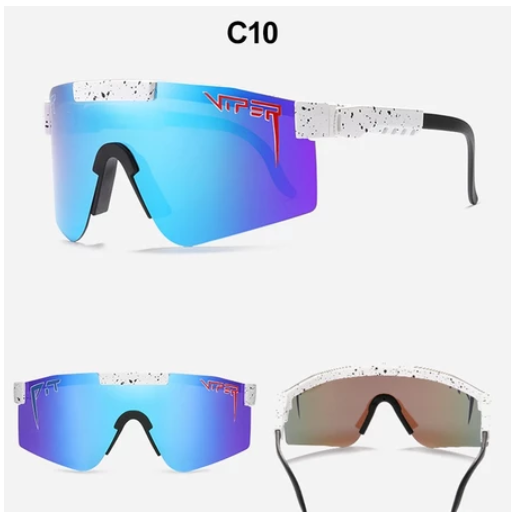 Viper Sports Sunglasses UV400 Outdoor Polarized Sports Eyewear Fashion Bike Bicycle Sunnies Mtb Goggles with Case Protection Cycling