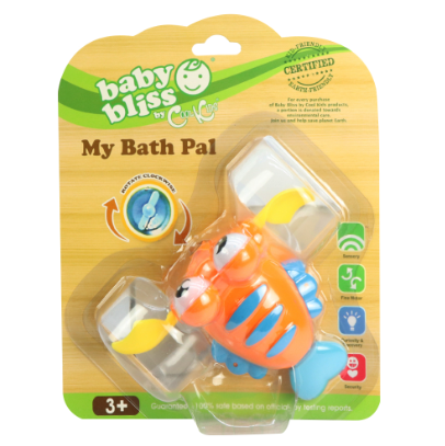 Baby Bliss My Bath Pal [COLOR MAY VARY], Lead-Free - Developmental Toys