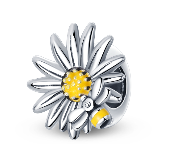 S925 Silver Pandora Same Design Colorful Spring Garden Series Suitable for Original Bracelet s12